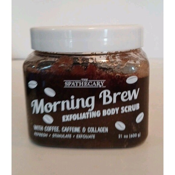 The SpatheCary Morning Brew Coffee Exfoliating Body Scrub 21oz Sealed - Picture 2 of 7